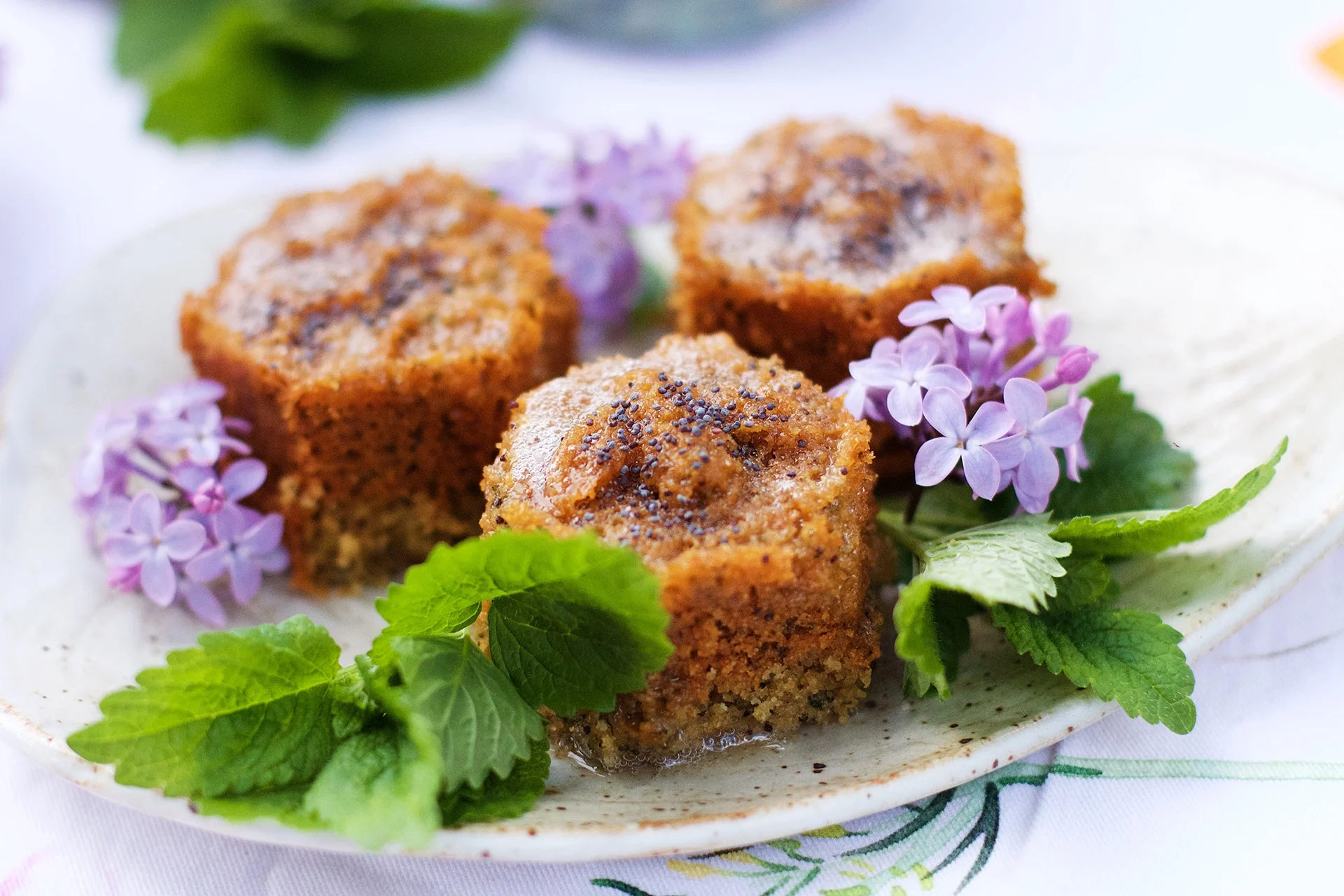 lemon balm cake recipe